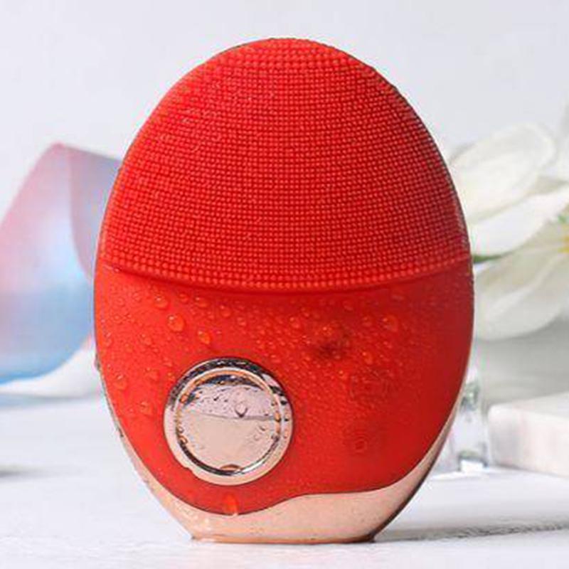 Wireless Charging Facial Cleansing Instrument Electric Cleaning Ultrasonic Vibration Silicone Beauty