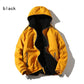 Winter Jacket Men Hooded Parka Short Jacket Coat Cashmere Mens Parkas Cotton Youth Sport Clothing