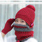 Female Winter Students All-match Thick Knitted Hat Warm and Velvet Windproof Riding Wool Hat Hat Scarf Gloves Mask Four-piece Casual Hat