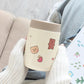 Cute Thermos Cup Girls Super Cute Frosted Large Diameter Stainless Steel Water Cup Student Simple and Chunky Korean Version of The Big Belly Cup