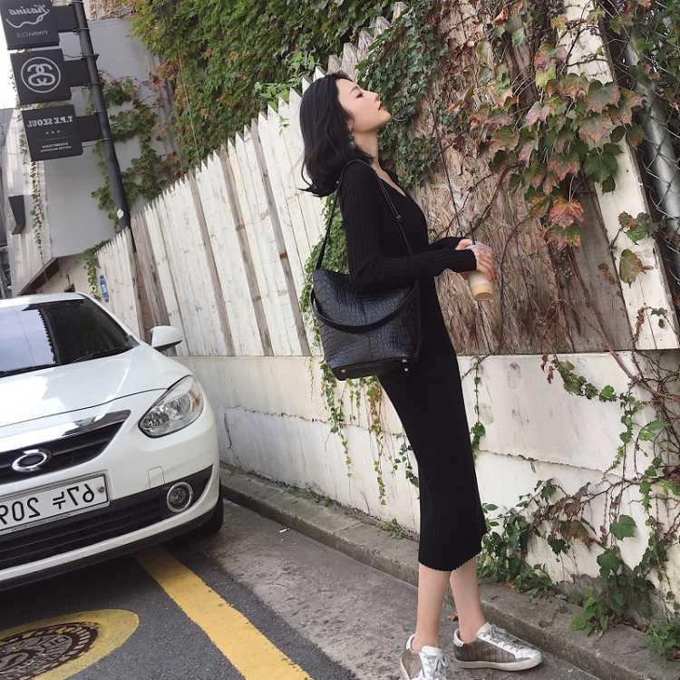 Sweater Dress Women Knit Sweaters Dresses Elegant Woman Sweater Dress Woman Stretch Sweaters Dresses