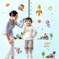 Small Rocket Bulldozer Body High PVC Cartoon Removable Wall Sticker Sticker