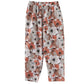 Summer Cotton Retro Print Ethnic Casual Pants Cropped Pants Plus Size All-match Harem Pants Thin Women's Pants
