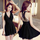 Swimsuit Female One-piece Cover Belly Slim Cute Sexy Small Breasts Gathered Conservative Large Size Swimsuit Beach Dress