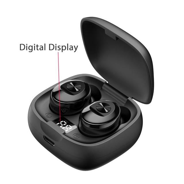 Waterproof Earphones Bluetooth 5.0 Mini HIFI TWS Earbuds Wireless Headphones Noise Reduction