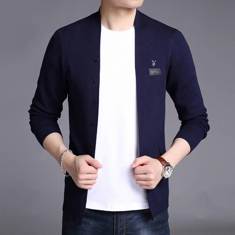 Cardigan Men Casual Knitted Sweater Men Clothes 2019 Autumn Winter Mens Sweaters and Cardigans Coat