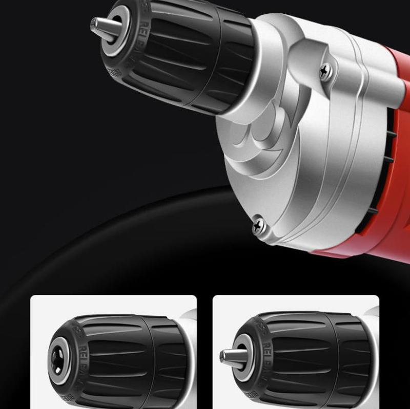 1080W Electric Drill Electric Screwdriver Plug-in Motor for Drilling, Cutting and Grinding
