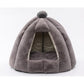 Cat Bed for Winter Warm Pet Dog Litter Cat Supplies Cat House Enclosed Thickened Dog Cat House Kennel Doggy Cushion Basket Teddy Cat Sleeping Bed