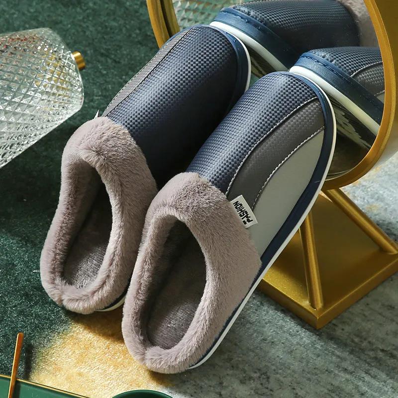 Autumn and Winter Cotton Slippers for Men and Women Home Non-slip Home Indoor Thick Bottom Non-slip Cotton Slippers