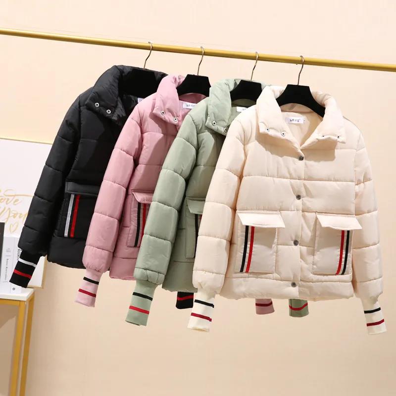 Short Bread Coat Winter Coat Korean Style Popular Student Padded Jacket Thick Loose Coat Women's Clothing