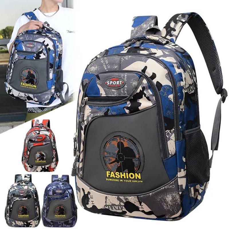 Backpack High School Junior High School Students Schoolbag Men's Trend Korean Leisure Travel Large-capacity Computer Bag