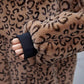 European Women's Leopard Fur Coat Autumn and Winter Imitation Mink Velvet Plus Size Loose Coat Mid-length