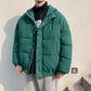 Parka Casual Classic Winter Jacket Men's Warm Padded Hooded Overcoat Outerwear Young Man Jacket