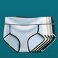 4 Pairs of 100kg Women's High-waist Abdomen Panties Pure Cotton Breathable and Cool Panties Women's Sports Antibacterial Briefs