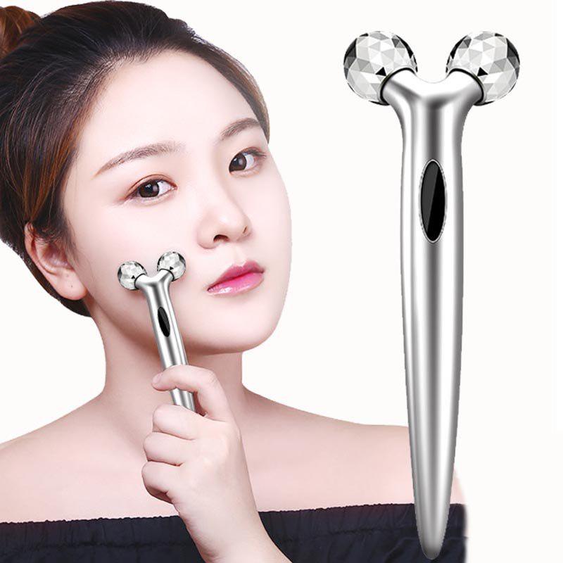 3D Roller Face Massager Full Body Massage 360 Rotate Face Lift Wrinkle Remover