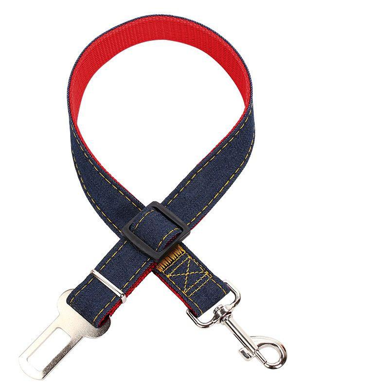 Adjustable dog safety car harness, dog seat belt-durable car dog seat belt-dog car seat belt, large dog, medium and small dog seat belt