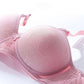 Love Dark Pattern Underwear One-piece Small Chest Gather Bra Thin Section Breathable Non-wireless Underwear Women's Light and Breathable