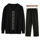 Sweater Women's Knitwear Set Mother's Wear Autumn/Winter Base Shirt Loose Plus Size Top Pants