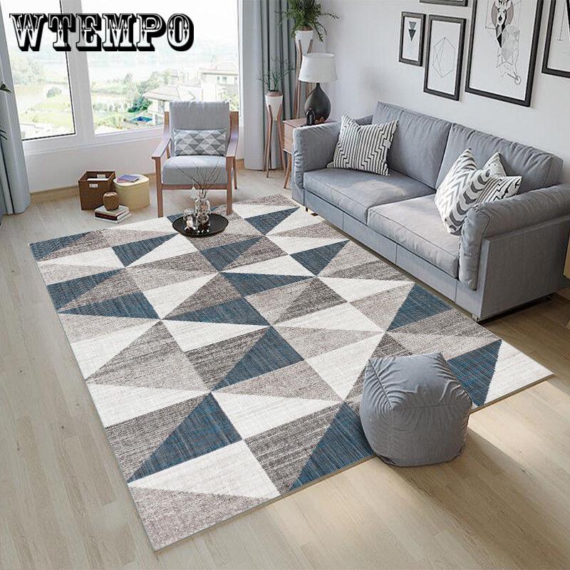 Printed Minimalism Area Modern Bedroom Living Room Footpad Non-slip Parlor Nordic Decoration