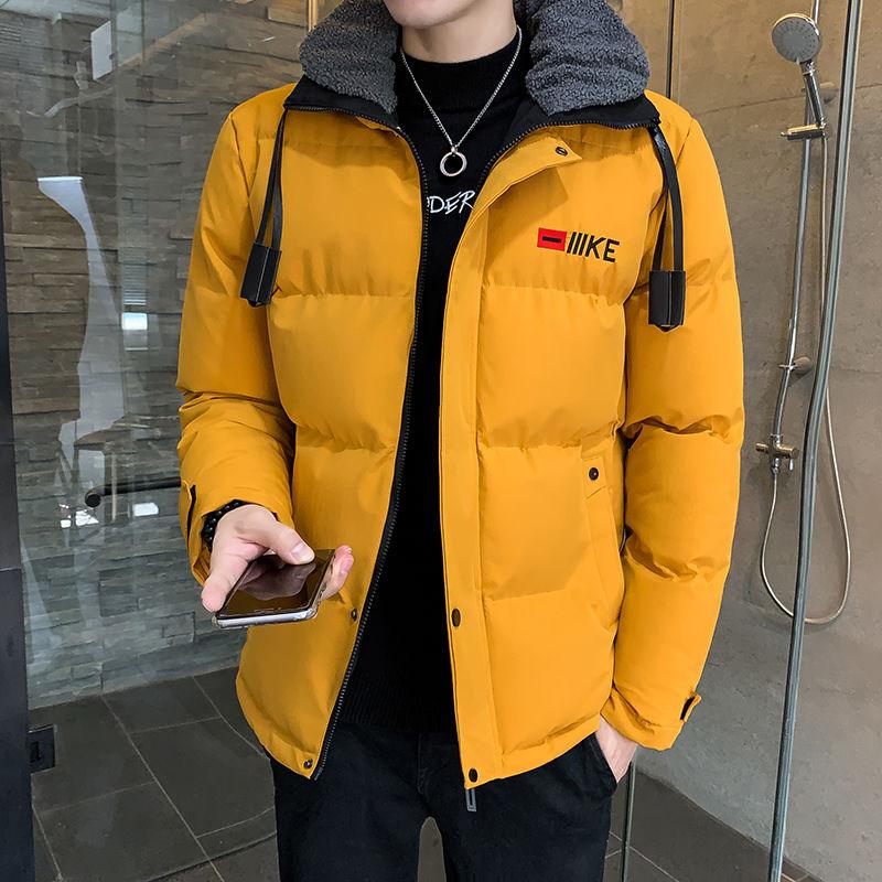 Winter Plus Size Down Jacket Men's Short Thick Youth Jacket Korean Version of The Trend of White Duck Down Jacket Hooded Warm Jacket
