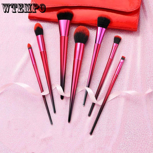 Cosmetic Brushes 7Pcs Marble Makeup Brushing Suit Eye Brush Eyelash Brush Makeup Tools Soft Brush