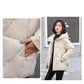 Winter Short Thickened Windproof Cold Warmth Loose Loose Hooded Casual Slim Solid Color Ladies Coat Jacket Padded