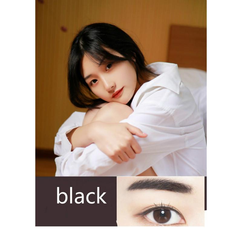 Easy to color hard refill] Pull eyebrow pencil Waterproof Sweatproof Lasting Non-marking Student
