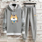 School Style Sweater Suit Spring Men Clothing Casual Hooded Pullover and Pants Teen Student Sports Suit