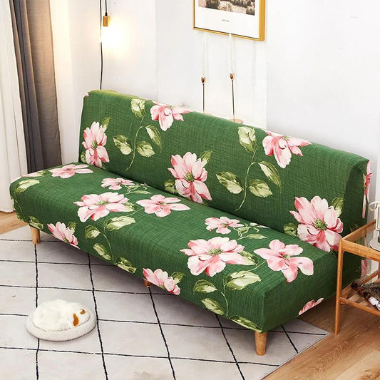 Simple Modern Elastic Sofa Bed Cover Protective Cover Sofa Cover Double Three-person Sofa Cushion Armless Sofa Cover
