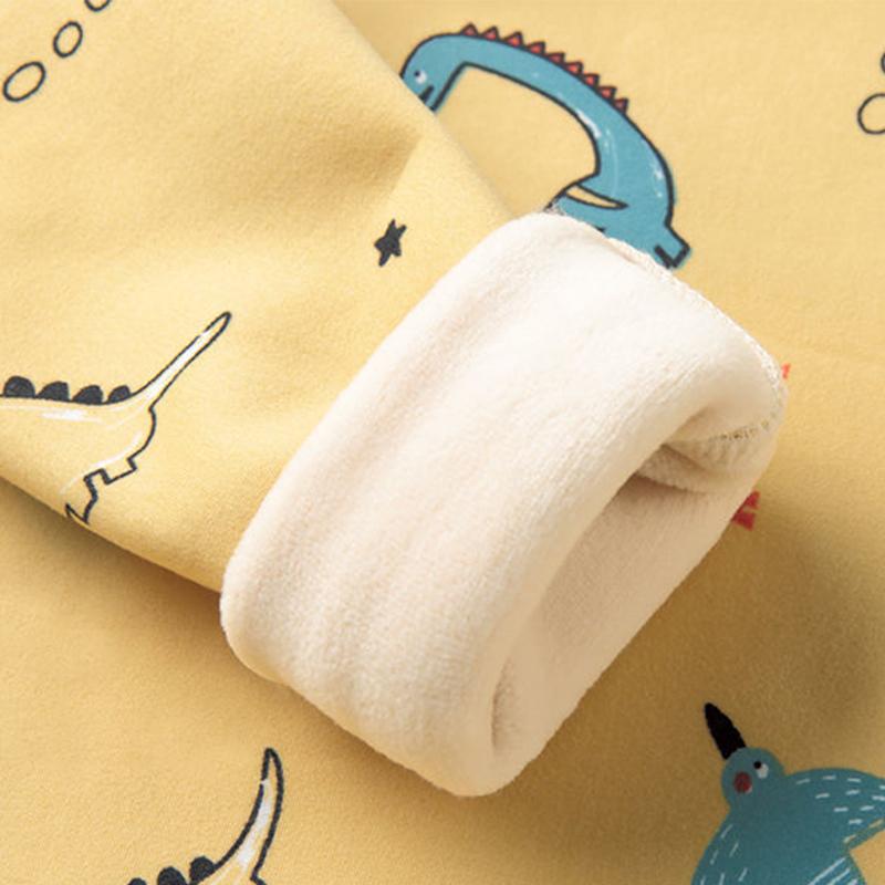 Children's Thermal Underwear Suit Baby Fleece Autumn Clothes Long Pants Boys Thermal Clothes Girls Pajamas Baby Clothes Winter