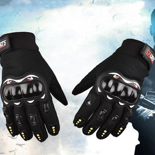 Motorcycle Motorcycle Protective Full Finger Gloves Male Protective Knight Long Finger Outdoor Sports Breathable Full Finger Men's Four Seasons
