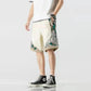 Summer National Tide Embroidery Casual Shorts Male Street Hip-hop Loose Five-point Pants Overalls