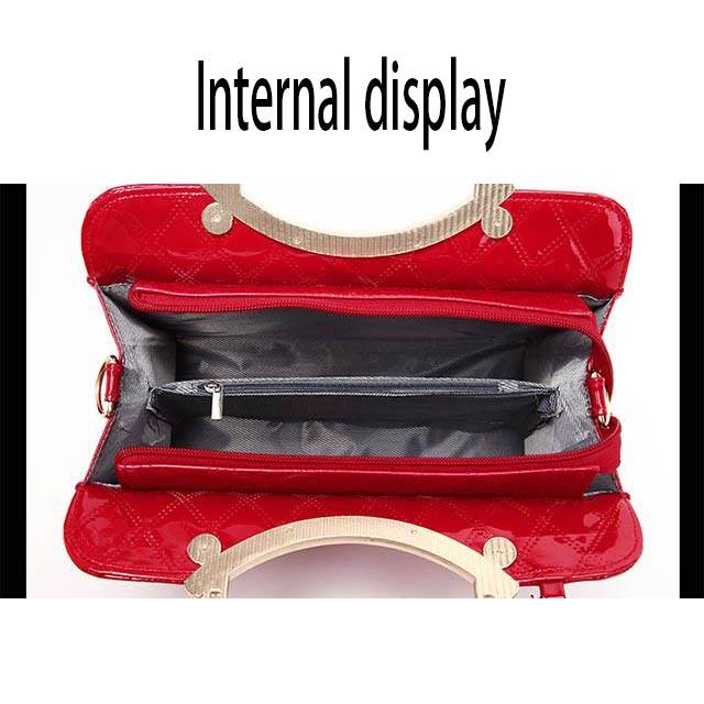 Big capacity European and American style Shoulder Handbag Trendy wild Woman bag Leather bag