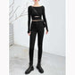 Plus Size Elastic Jeans Women's Skinny High Waist Slim Denim Trousers Spring and Summer Hip Lift Pencil Denim Pants