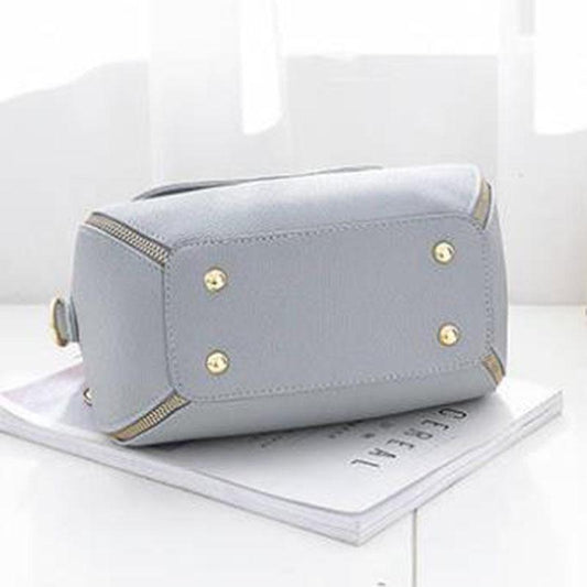 Crossbody Body Women Leather Anti-theft Waterproof Multi-pocket Drip Buckle Handbag Shoulder Bag