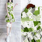 Chiffon Dress Women's Waist Slimming Temperament Avocado Green A-line Version Waist Sleeveless Dress Ladies Temperament Dress Work Can Be Worn