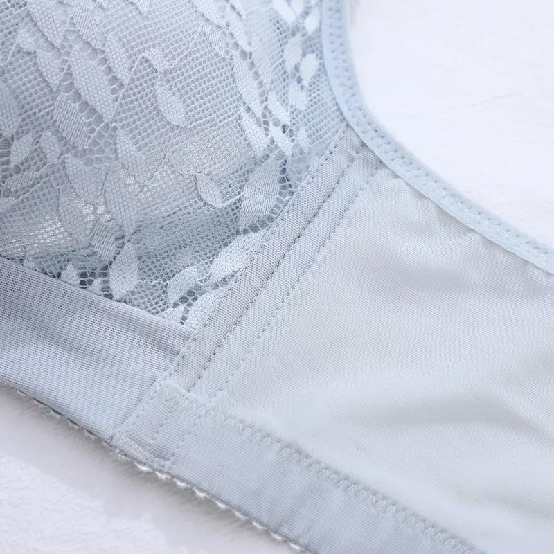 Sexy Lace Gathered No Steel Ring No Trace on The Collection Side Breast Women's Underwear Bra
