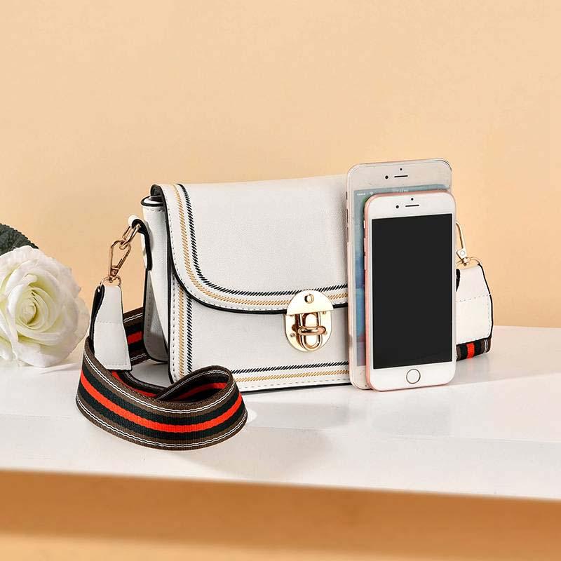 Ladies Fashion Sweet Small Shoulder Bag for Girls PU Leather Crossbody Handbags for Women