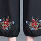 Summer Cotton Linen Radish Pants Ethnic Wind Complex Harem Pants Casual Loose Large Size Bloomers Women