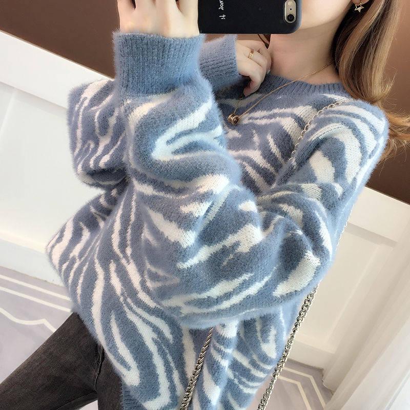 Women Mohair Skin-friendly Sweater Long Sleeve Half Turtleneck Hairy Bottom Knit Top Shirt