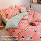 Bed Cover Bed Four-piece Set of 1.5 Meters 1.8 M Bed Thick Grinding Cotton Home Bed Suit