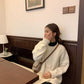 Autumn and Winter Women's Outer Wear Warm Sweater Casual Loose Thickening Retro All-match Twisted Korean Twist Knitted Cardigan