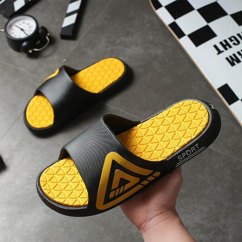 Non-slip and Odor-resistant Men's Sandals and Slippers Couple's Summer Household Bathroom Slippers