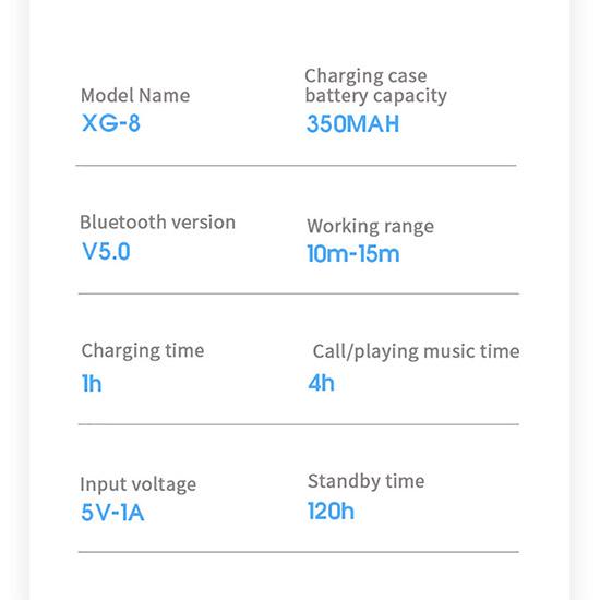 TWS Bluetooth 5.0 Headphones Stereo Wireless Earbuds 8D HIFI Sound Sport Handsfree Gaming Earphones