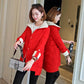 Winter Fashion Padded Coat Women's Mid-length Loose Down Padded Coat All-match Women's Winter Coat Thick Coat Padded Jacket