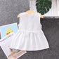 Girls' Cotton Skirt Summer Girls' Princess Skirt Children's Sleeveless Dress Baby Summer 1-4 Years Old