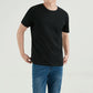Summer Men's White Short-sleeved Fashion Trend Round Neck Solid Color Fit Bottoming T-shirt Pure Cotton