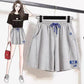Sports Shorts Women's Summer Loose Outer Wear Running Casual A Word Wide-legged High-waisted Thin Casual Ladies Shorts Yoga Shorts