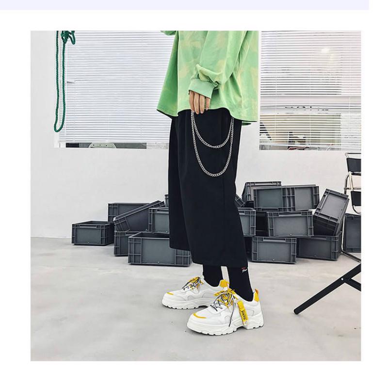 Fashion Daddy Shoes Men Height Increasing Breathable Shoes Casual Thick Sneakers for Male 39-44