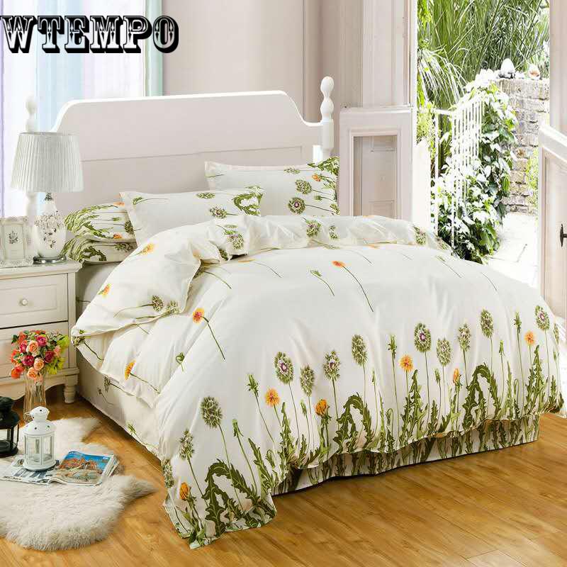 Home Textile Brief Nordic Bedding Set Men Women Bed Linen Duvet Cover Pillowcase Sheet